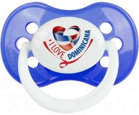 I Love Dominicana : Sucette Anatomique personnalisée