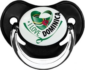 I Love Dominica Sucette Physiologique Noir classique
