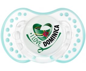 I Love Dominica Sucette LOVI Dynamic Retro-blanc-lagon classique