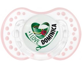 I Love Dominica Sucette LOVI Dynamic Retro-blanc-rose-tendre classique