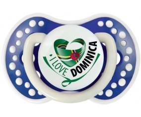 I Love Dominica Sucette LOVI Dynamic Bleu-marine phosphorescente