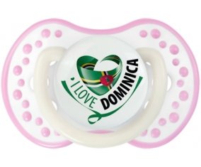 I Love Dominica Sucette LOVI Dynamic Blanc-rose phosphorescente