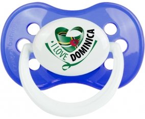 I Love Dominica : Tétine Anatomique personnalisée