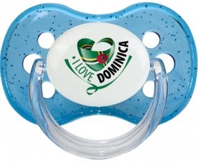 I Love Dominica : Sucette Cerise personnalisée