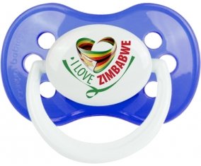 I Love Zimbabwe : Sucette Anatomique personnalisée