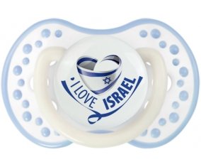 I Love Israel Sucete LOVI Dynamic Blanc-cyan classique
