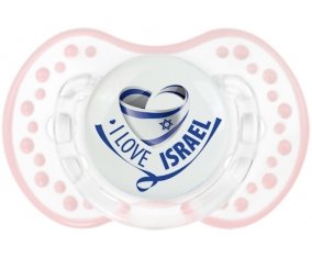 I Love Israel Sucete LOVI Dynamic Retro-blanc-rose-tendre classique