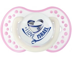 I Love Israel Sucete LOVI Dynamic Blanc-rose phosphorescente