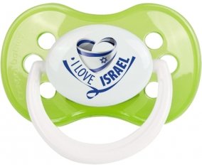 I Love Israel Sucete Anatomique Vert classique