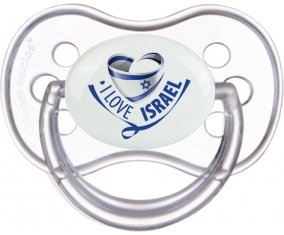 I Love Israel Sucete Anatomique Transparente classique