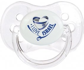 I Love Israel Sucete Cerise Transparent classique