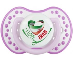 I Love Iran Tétine LOVI Dynamic Blanc-mauve classique