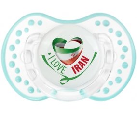 I Love Iran Tétine LOVI Dynamic Retro-blanc-lagon classique