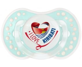 I Love Kiribati Sucette LOVI Dynamic Retro-turquoise-lagon classique