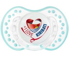 I Love Kiribati Sucette LOVI Dynamic Retro-blanc-lagon classique