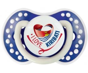 I Love Kiribati Sucette LOVI Dynamic Bleu-marine phosphorescente