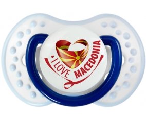 I Love Macedonia Sucette LOVI Dynamic Marine-blanc-bleu classique