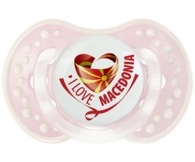 I Love Macedonia Sucette LOVI Dynamic Retro-rose-tendre classique