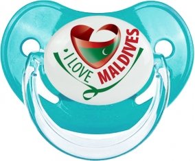 I Love Maldives : Tétine Physiologique personnalisée