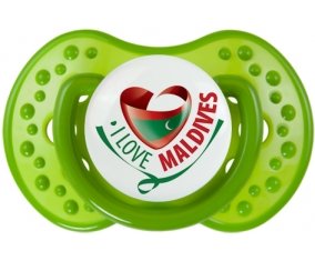 I Love Maldives Sucete LOVI Dynamic Vert classique