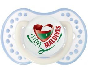 I Love Maldives Sucete LOVI Dynamic Blanc-cyan classique