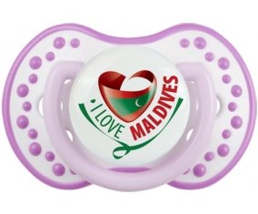 I Love Maldives Sucete LOVI Dynamic Blanc-mauve classique