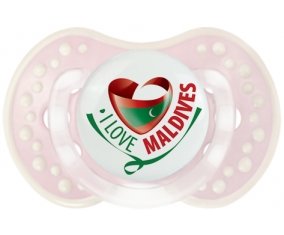 I Love Maldives Sucete LOVI Dynamic Retro-rose-tendre classique