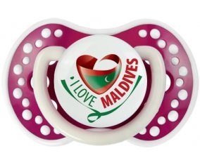 I Love Maldives Sucete LOVI Dynamic Fuchsia phosphorescente