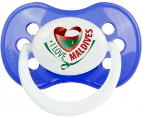 I Love Maldives : Sucette Anatomique personnalisée