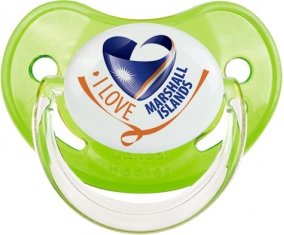 I Love Marshall islands Sucete Physiologique Vert classique