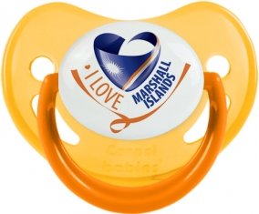 I Love Marshall islands Sucete Physiologique Jaune phosphorescente