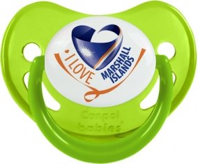 I Love Marshall islands Sucete Physiologique Vert phosphorescente