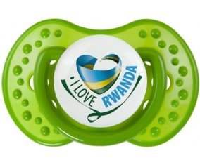 I Love Rwanda : Sucette LOVI Dynamic personnalisée