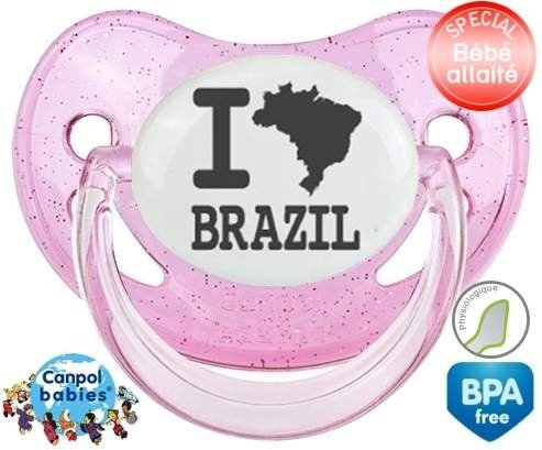 Originale i love brazil: Sucette Physiologique-su7.fr