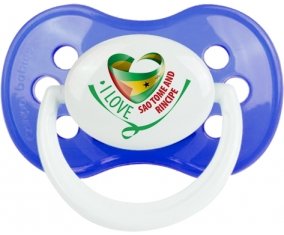 I Love Sao Tome and Rincipe : Sucette Anatomique personnalisée