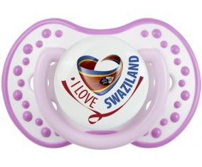 I Love Swaziland Sucete LOVI Dynamic Blanc-mauve classique