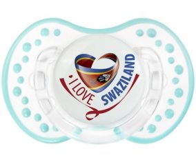 I Love Swaziland Sucete LOVI Dynamic Retro-blanc-lagon classique