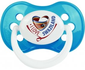 I Love Swaziland Sucete Anatomique Cyan classique