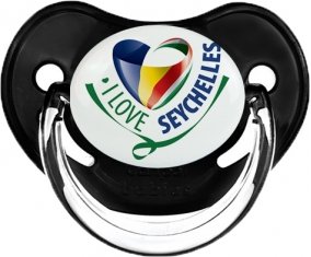 I Love Seychelles Sucete Physiologique Noir classique