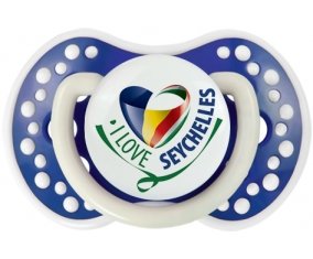 I Love Seychelles Tétine LOVI Dynamic Bleu-marine phosphorescente
