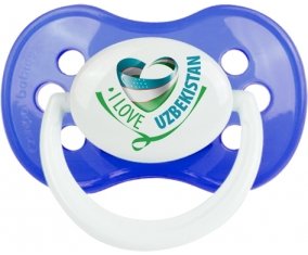 I Love Uzbekistan : Sucette Anatomique personnalisée