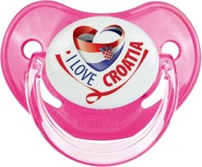 I Love Croatia Sucete Physiologique Rose classique