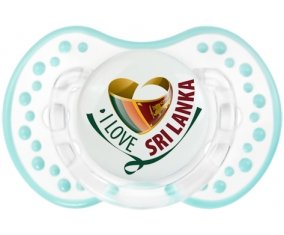 I Love Sri Lanka Sucette LOVI Dynamic Retro-blanc-lagon classique