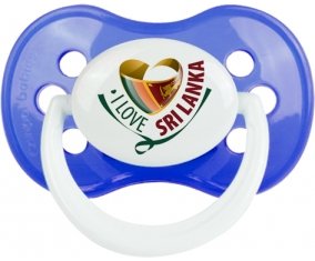 I Love Sri Lanka : Sucette Anatomique personnalisée