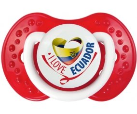 I Love Ecuador Sucete LOVI Dynamic Blanc-rouge classique