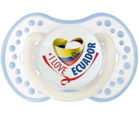 I Love Ecuador Sucete LOVI Dynamic Blanc-cyan classique