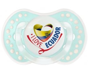 I Love Ecuador Sucete LOVI Dynamic Retro-turquoise-lagon classique
