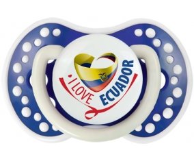 I Love Ecuador Sucete LOVI Dynamic Bleu-marine phosphorescente