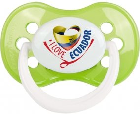 I Love Ecuador Sucete Anatomique Vert classique