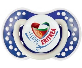 I Love Eritrea Tétine LOVI Dynamic Bleu-marine phosphorescente